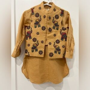 Pakistani Boys (2T) Salwar Kameez with Waistcoat